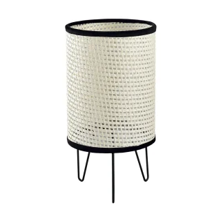 Sobremesa Polo Rejilla Natural Negra | AJP / Alemar Polo | Ref: 11372 | LUZGURU