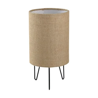 Sobremesa Polo Tela Marrón Beige/Negro | AJP / Alemar | Ref: 11370 | LUZGURU