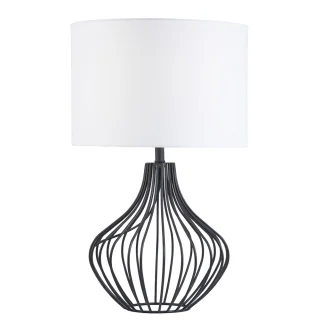 Sobremesa Prato Negra 1x60W E-27 | AJP/Alemar | 10870