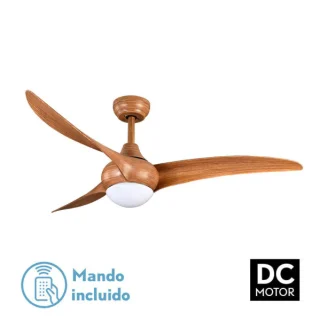 Ventilador DC Marrón 134cm | Fabrilamp / Abrila CANEA | Ref: 185591302 | LUZGURU