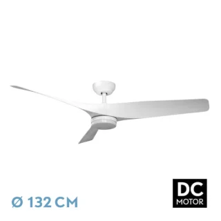 Ventilador DC Blanco Regulable | Fabrilamp / Abrila NIGER | 132cm | Ref: 211591301 | LUZGURU