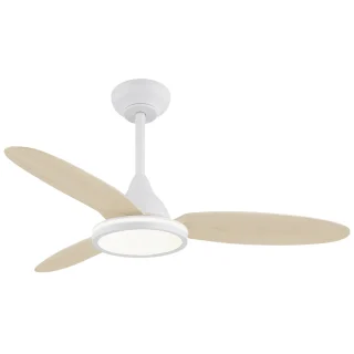 Ventilador Mahon Madera Clara 107cm | AJP / Alemar | Ref: 11563 | LUZGURU