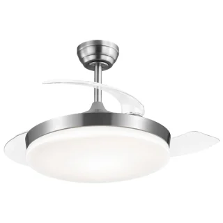 Ventilador Mini Malta 98cm Niquel | AJP / Alemar | Ref: 11529 | LUZGURU